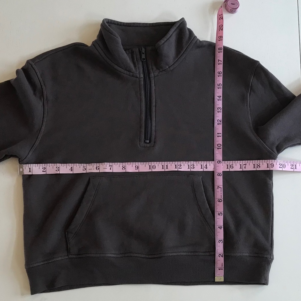 SKIMS FRENCH TERRY HALF ZIP PULLOVER - Picture 3 of 12